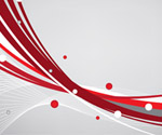 Red Lines Card Design